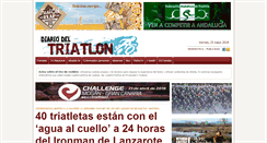 Desktop Screenshot of diariodeltriatlon.es